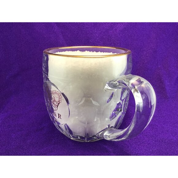 Coronation Mug Queen Elizabeth II June 2nd 1953 Glass Coronation Beer Mug - Picture 2 of 11